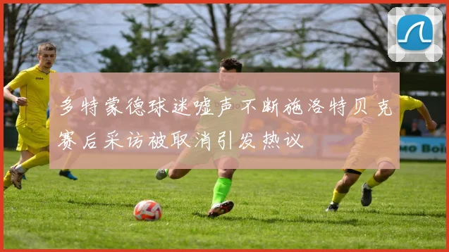 多特蒙德球迷嘘声不断施洛特贝克赛后采访被取消引发热议