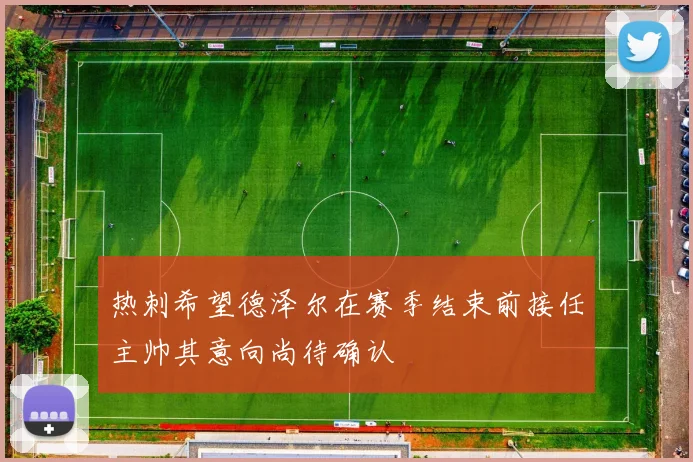 热刺希望德泽尔在赛季结束前接任主帅其意向尚待确认